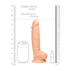 Real Rock Gode réaliste Realrock ventouse 18 x 4.5 cm